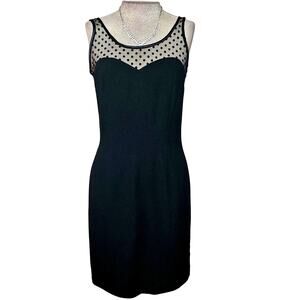 Rimini Black Sleeveless Knee Length Dress Size 4